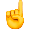 Pointing up icon